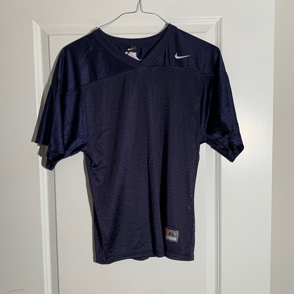Nike Boys XL Navy Football Jersey Used in Good Condition